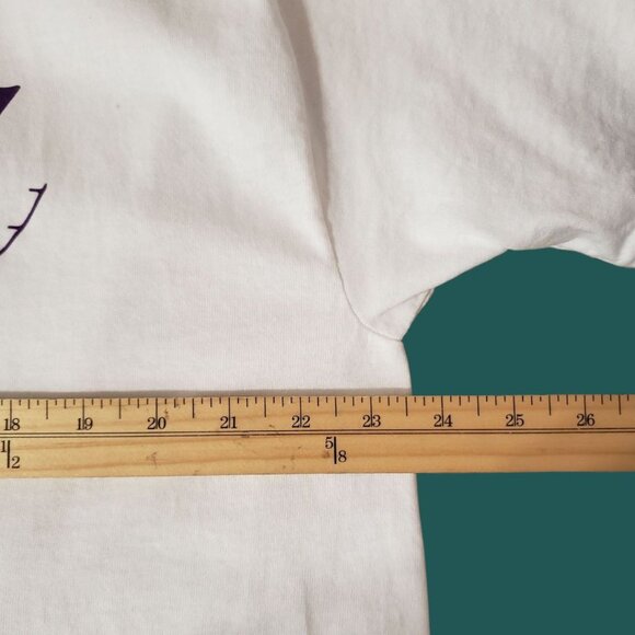 Gildan Los Angeles Lakers White T-Shirt XL  Unisex Short Sleeve Wht/Purple XLarg - Picture 6 of 9